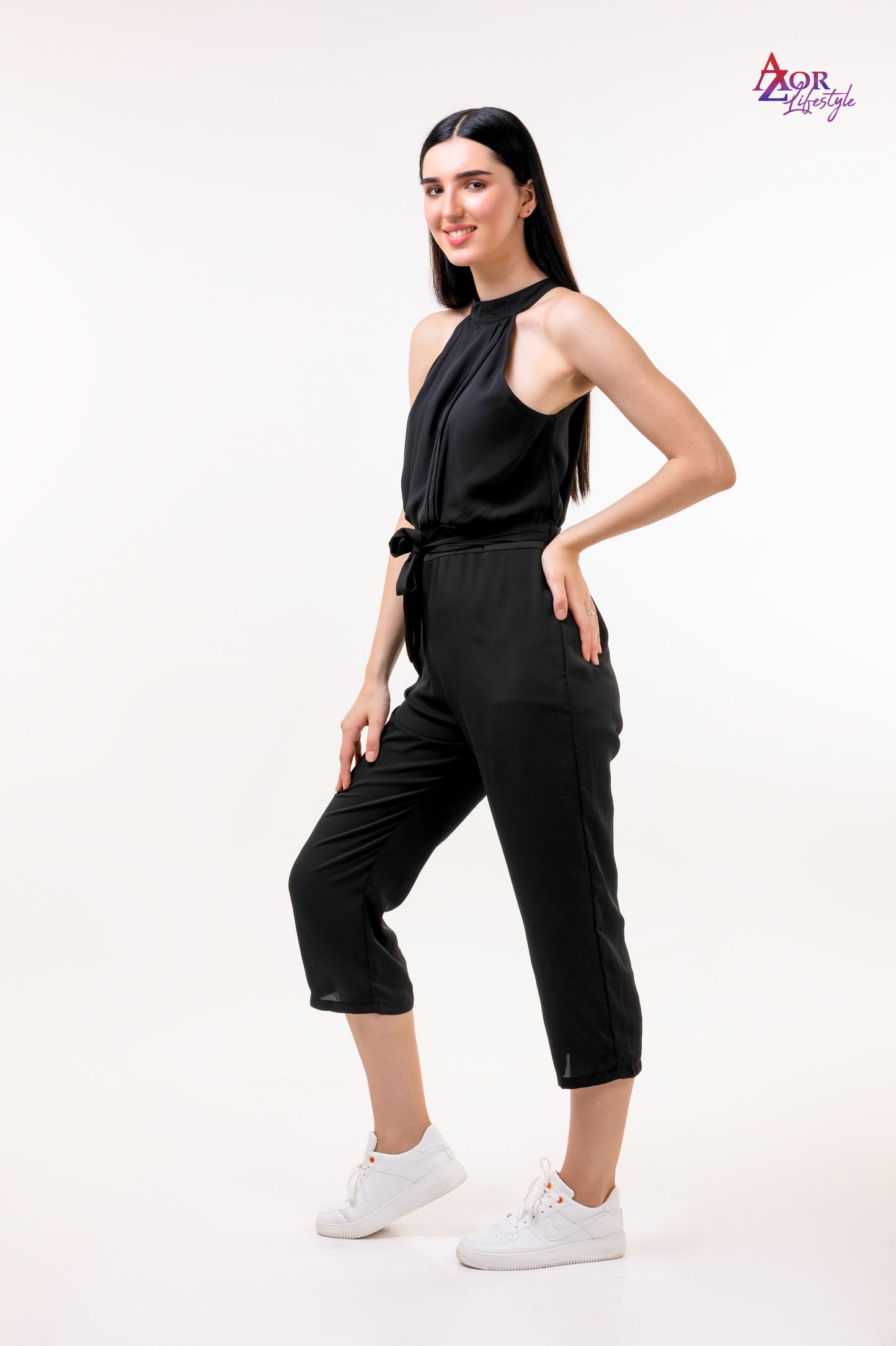 Women black jumpsuit/rompers