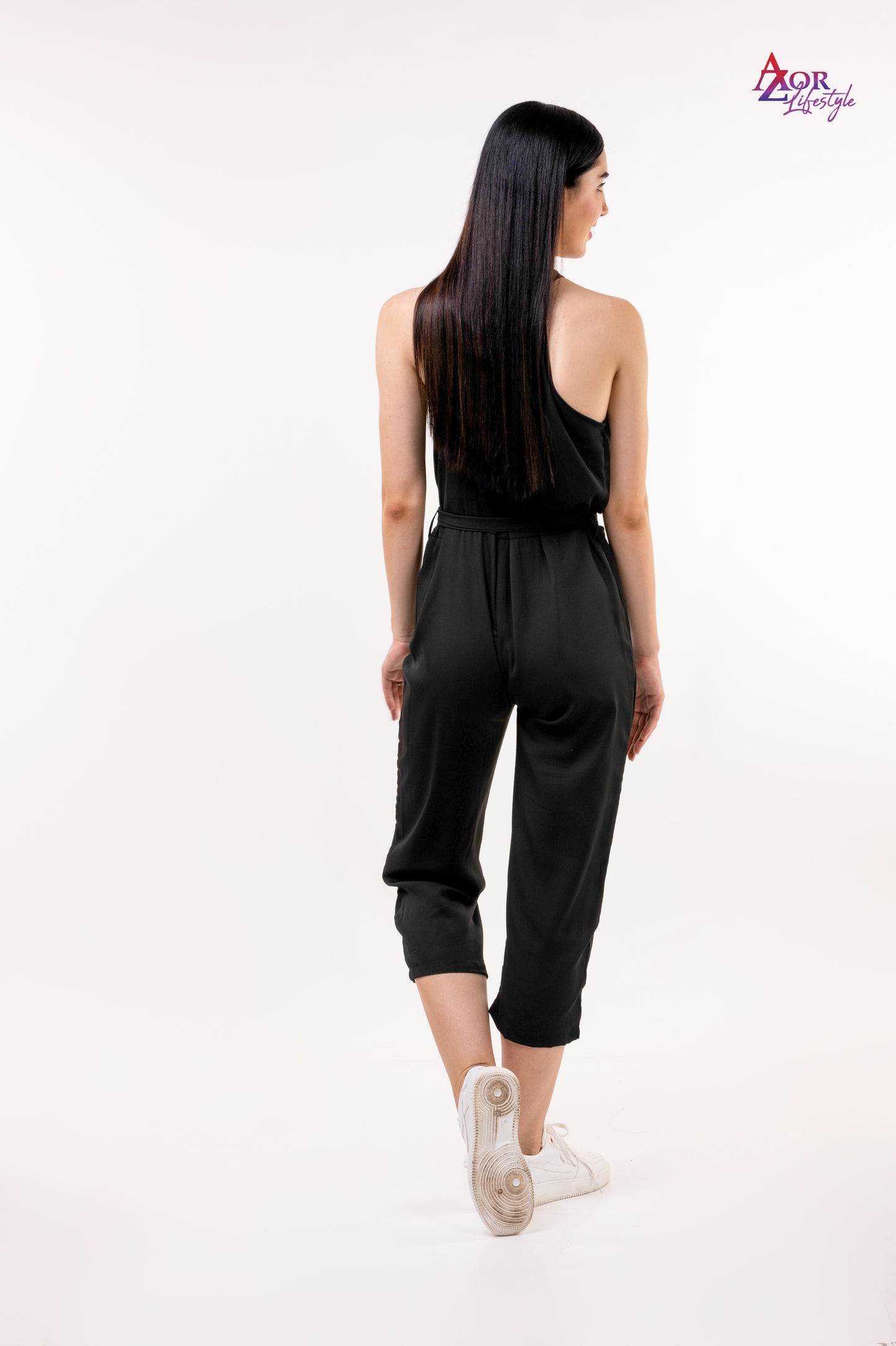 Women black jumpsuit/rompers