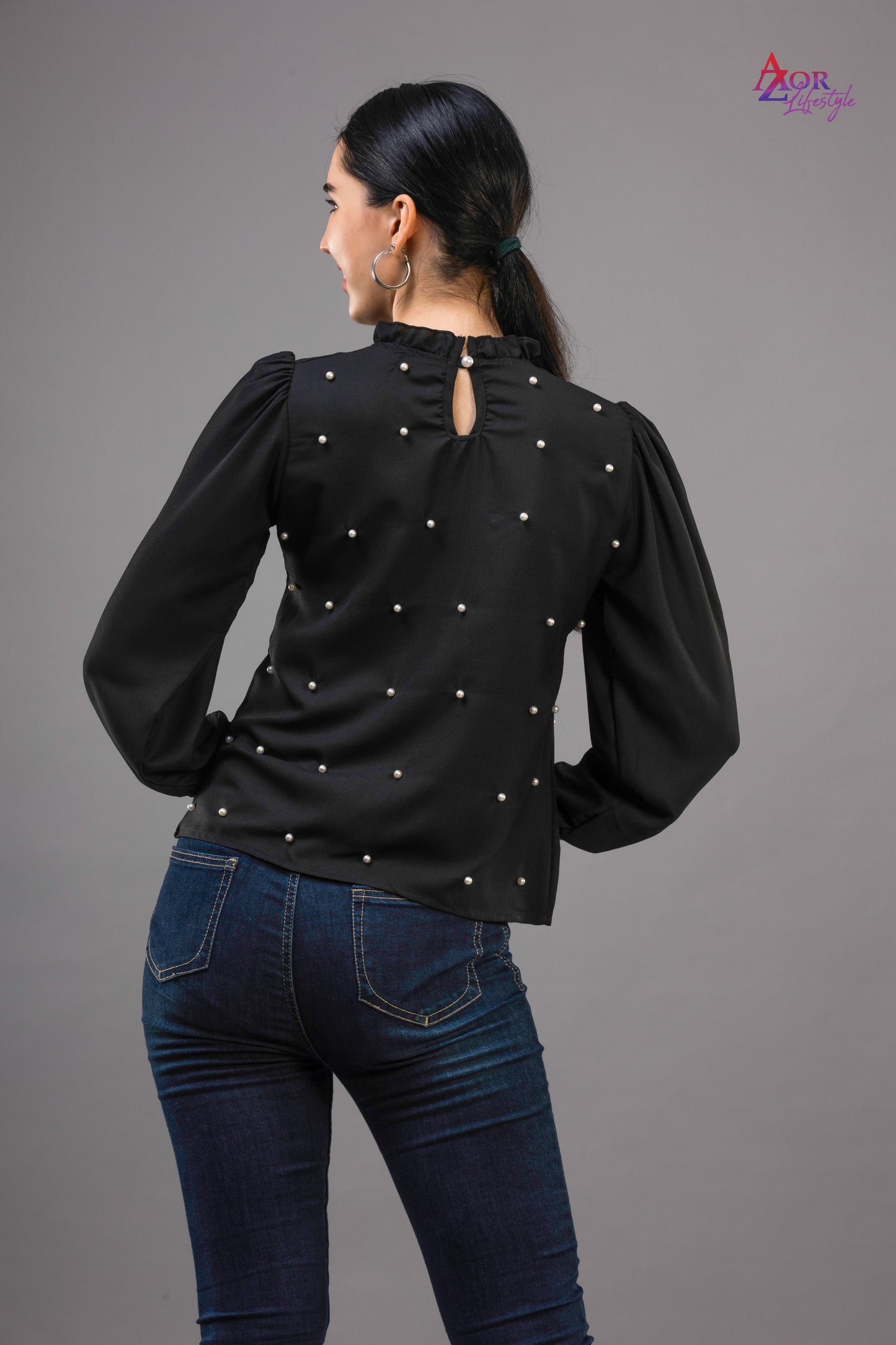 Women black top