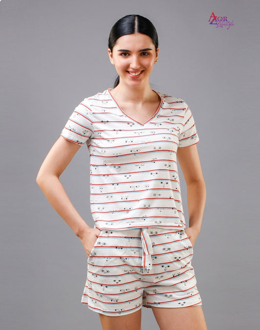 Women white nightwear