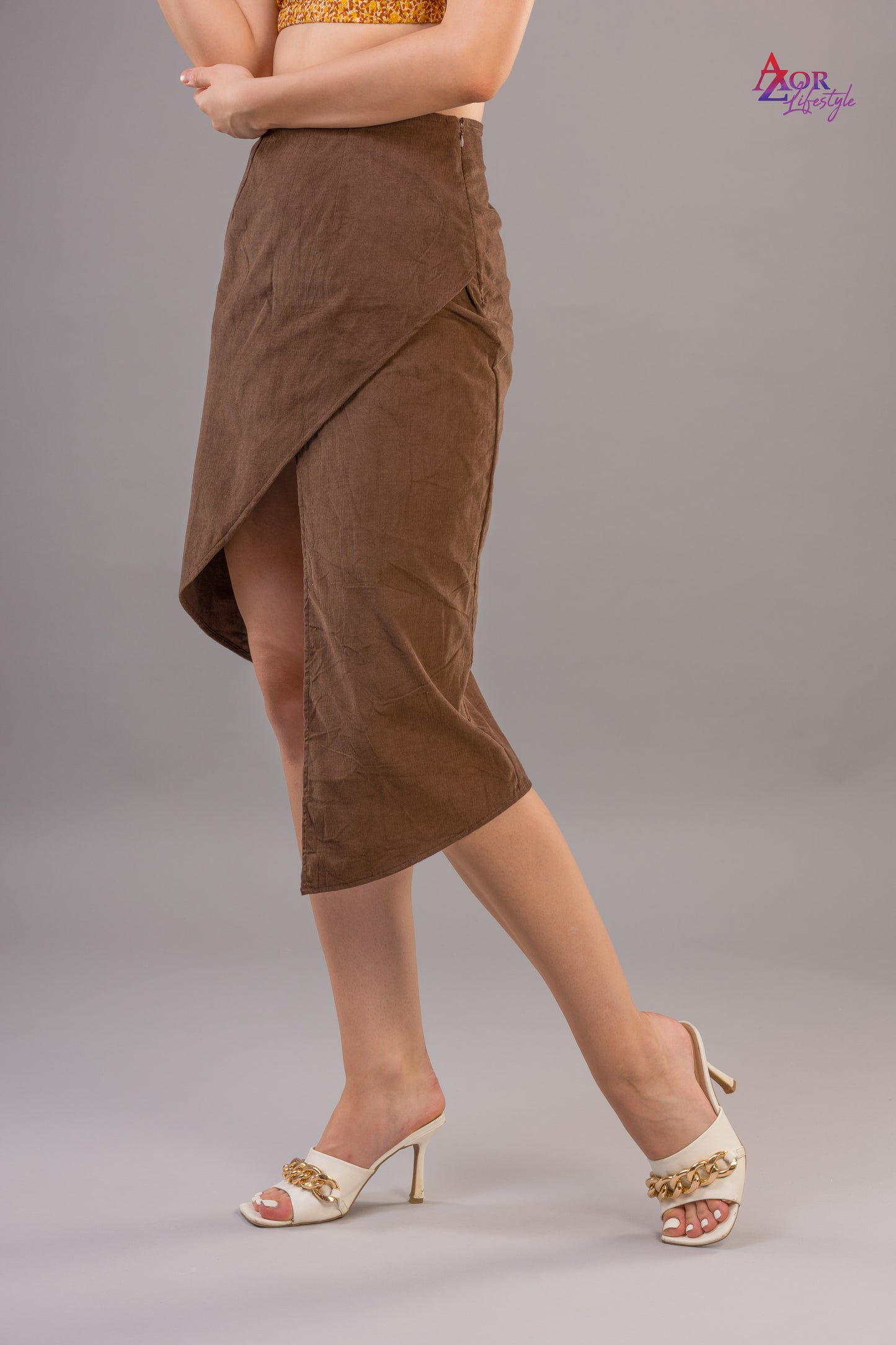 Women chocolate skirt