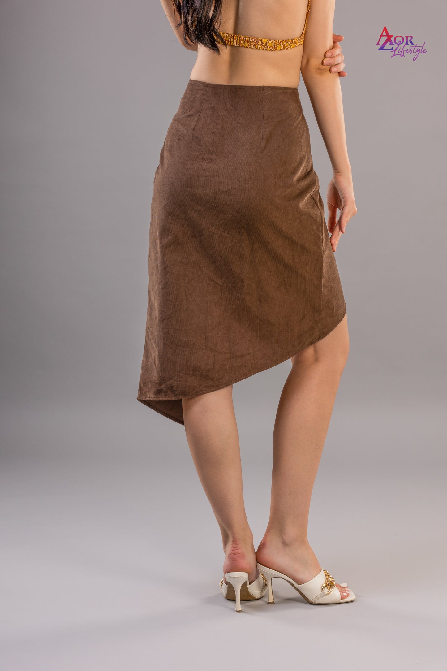 Women chocolate skirt