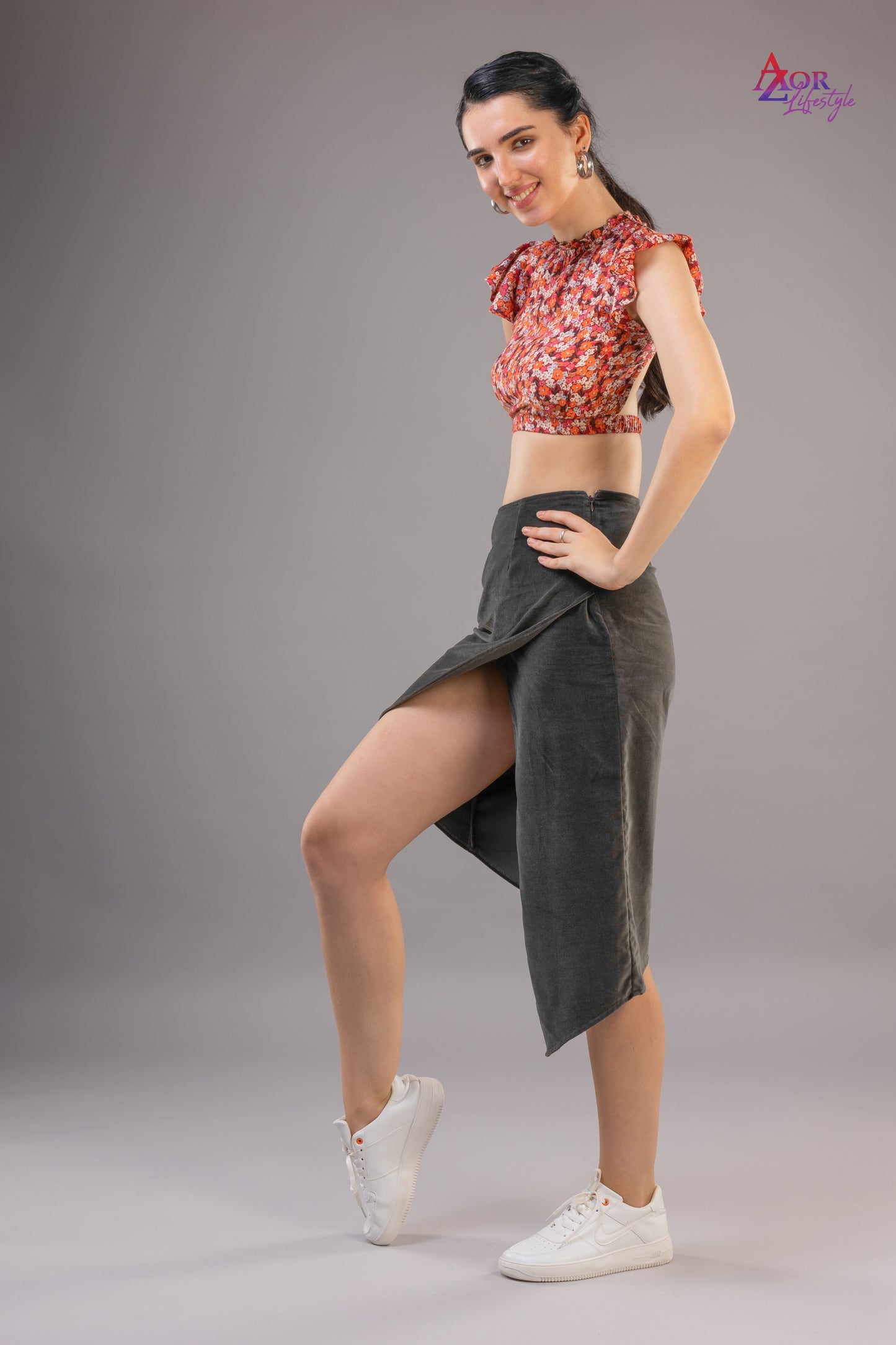 Women Grey skirt