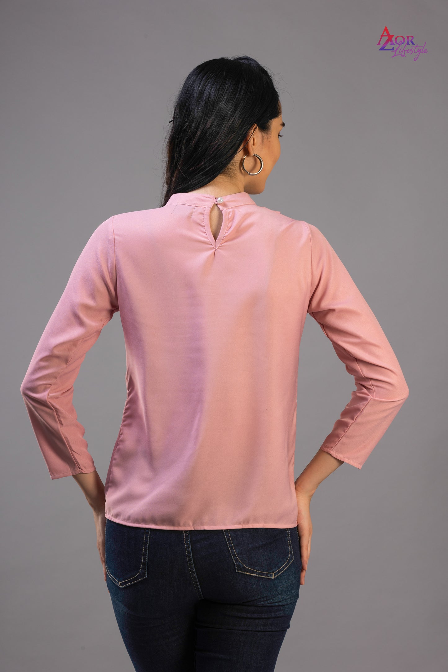 Women pink full sleeve top