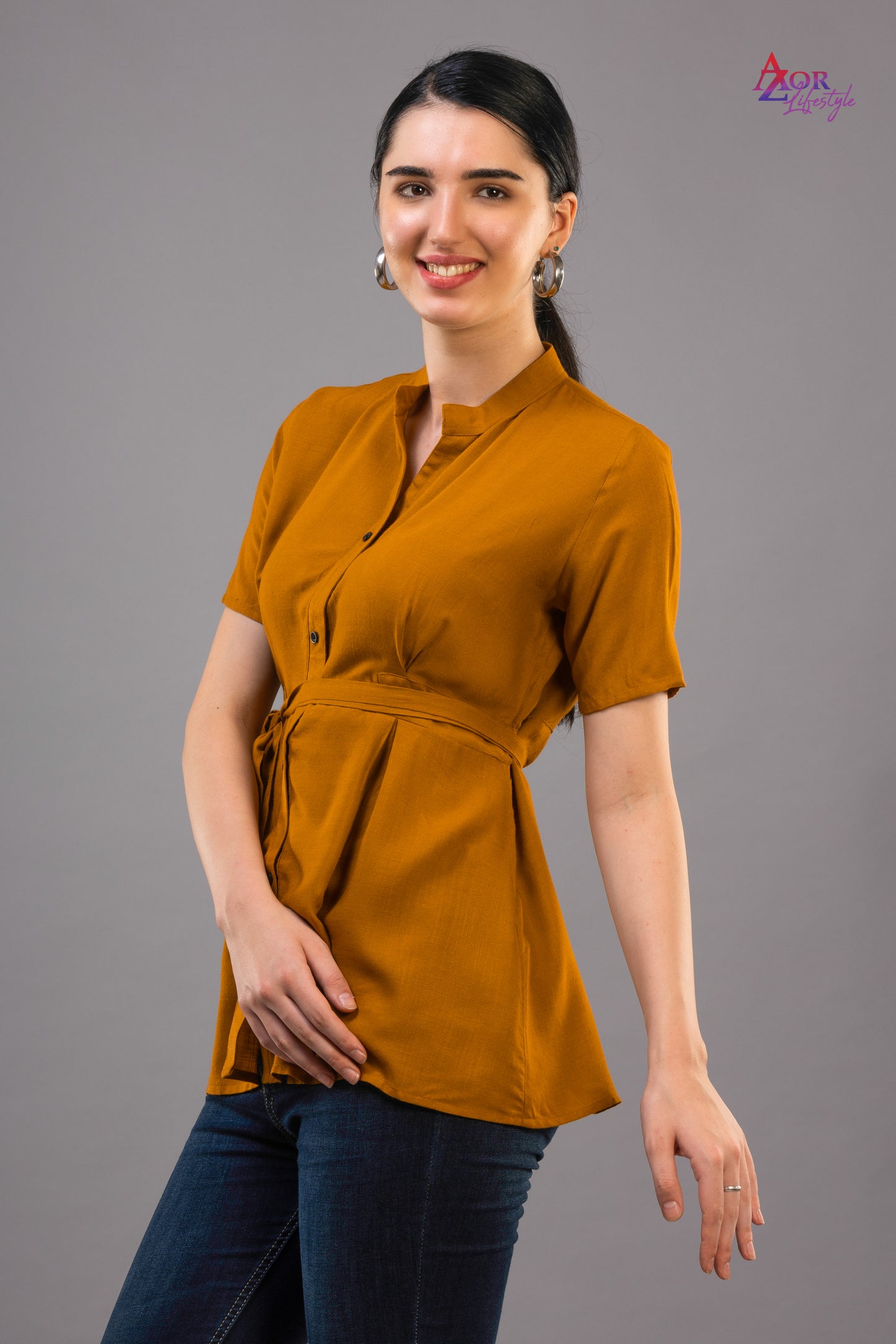 Women brown shirt/top