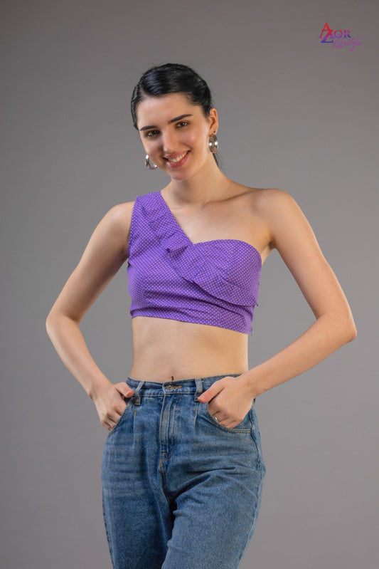 Women lavender/purple  crop top